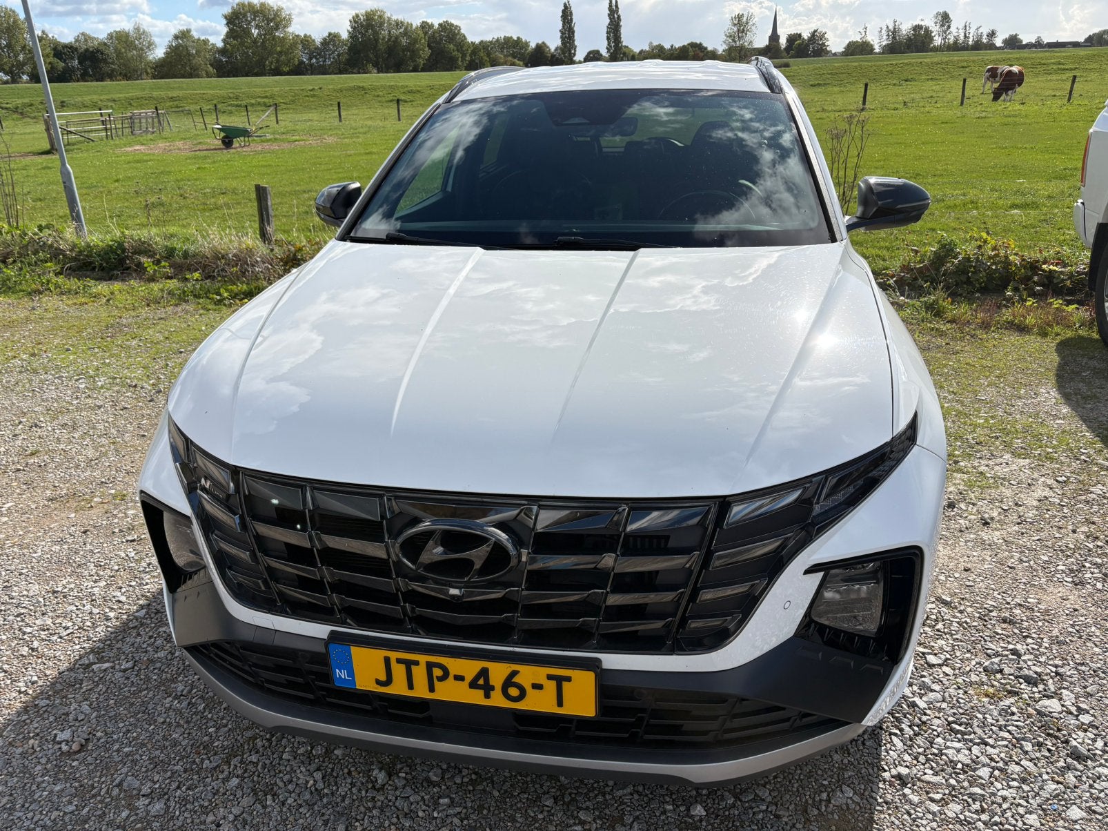 Hyundai Tucson 1.6 T-gdi HEV 230pk Aut. 2022 Wit, Auto's, Zwart, 4 cilinders, 179 pk, Alcantara