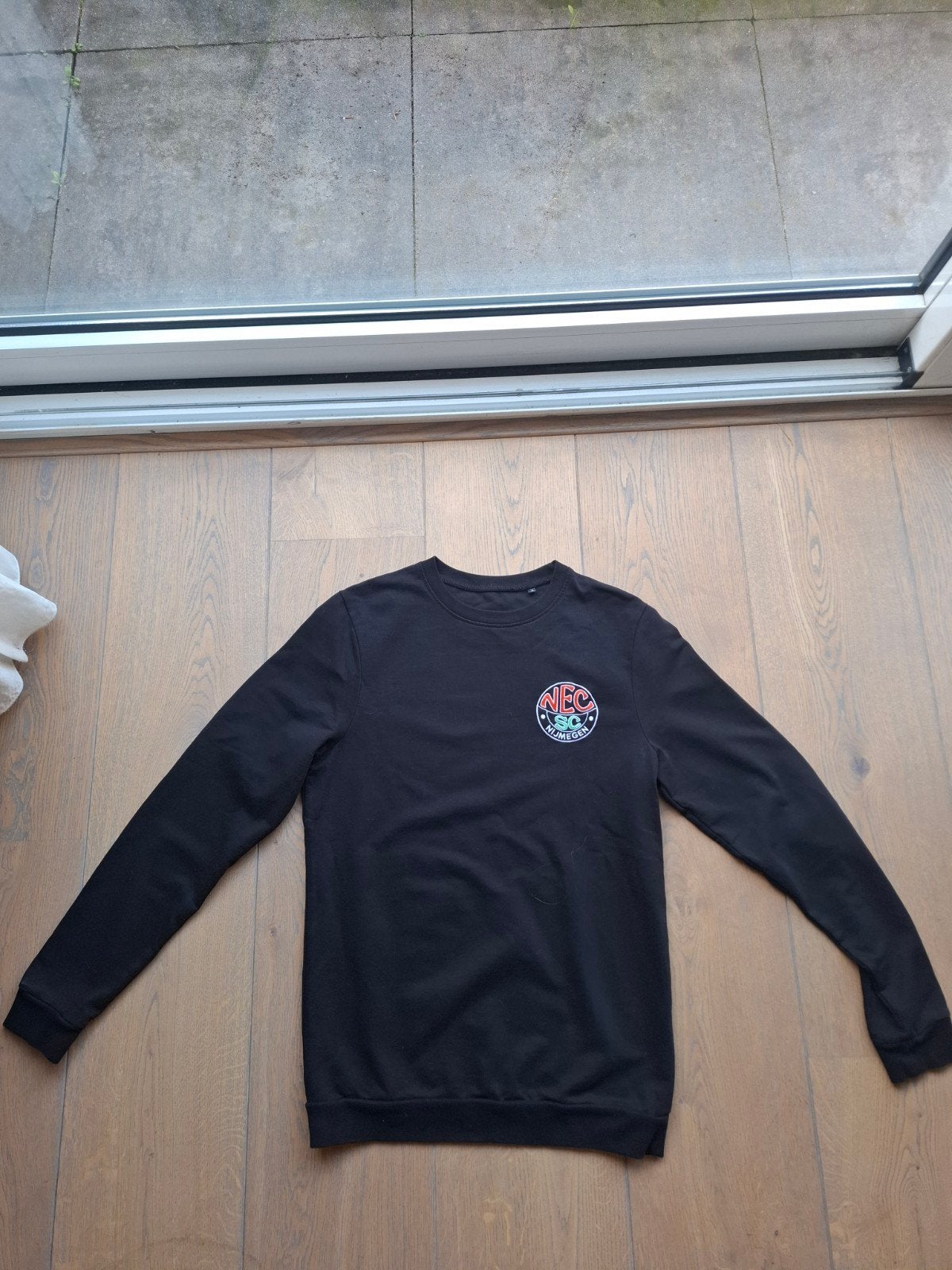 NEC Nijmegen sweater maat S, Zwart, Ophalen of Verzenden, NEC Nijmegen, Gedragen