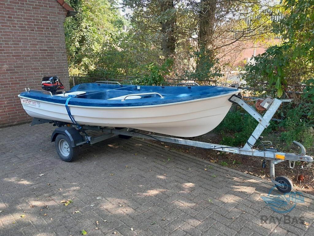 Vissersboot / visboot / Twister 365 (quicksilver) / Mercury, Gebruikt, -, -, -