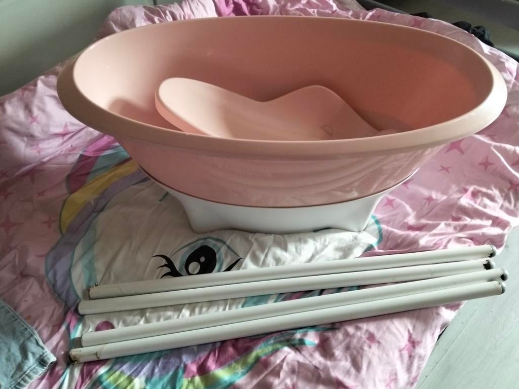 Roze badje bebe jou, Gebruikt, Ophalen of Verzenden, Badzitje of Badring, Bébé-jou
