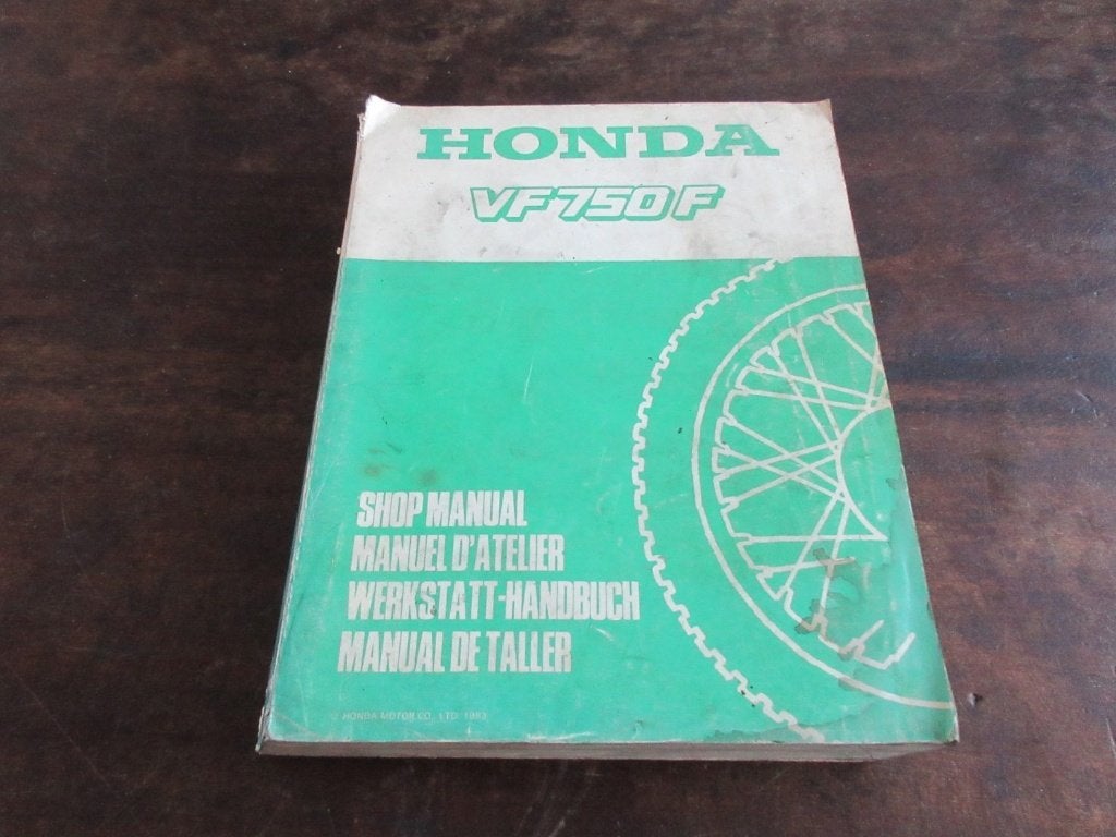Honda VF750F werkplaatshandboek manual, Ophalen of Verzenden, Honda