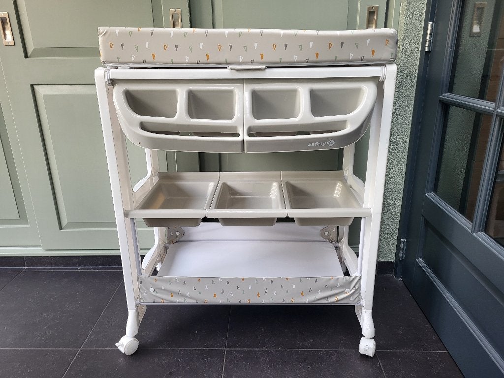 Dolphy Safety 1st commode aankleedtafel met babybadje 2-in-1, Ophalen, Gebruikt, 75 tot 100 cm, Minder dan 50 cm