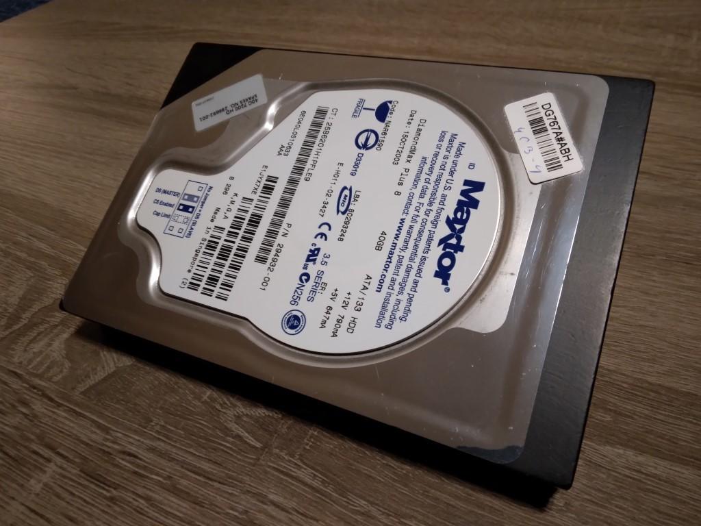 40 GB harddisk - Maxtor, Intern, Gebruikt, HDD, Desktop