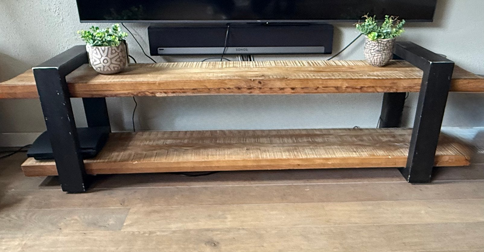 Tv meubel mango hout, Ophalen, Gebruikt