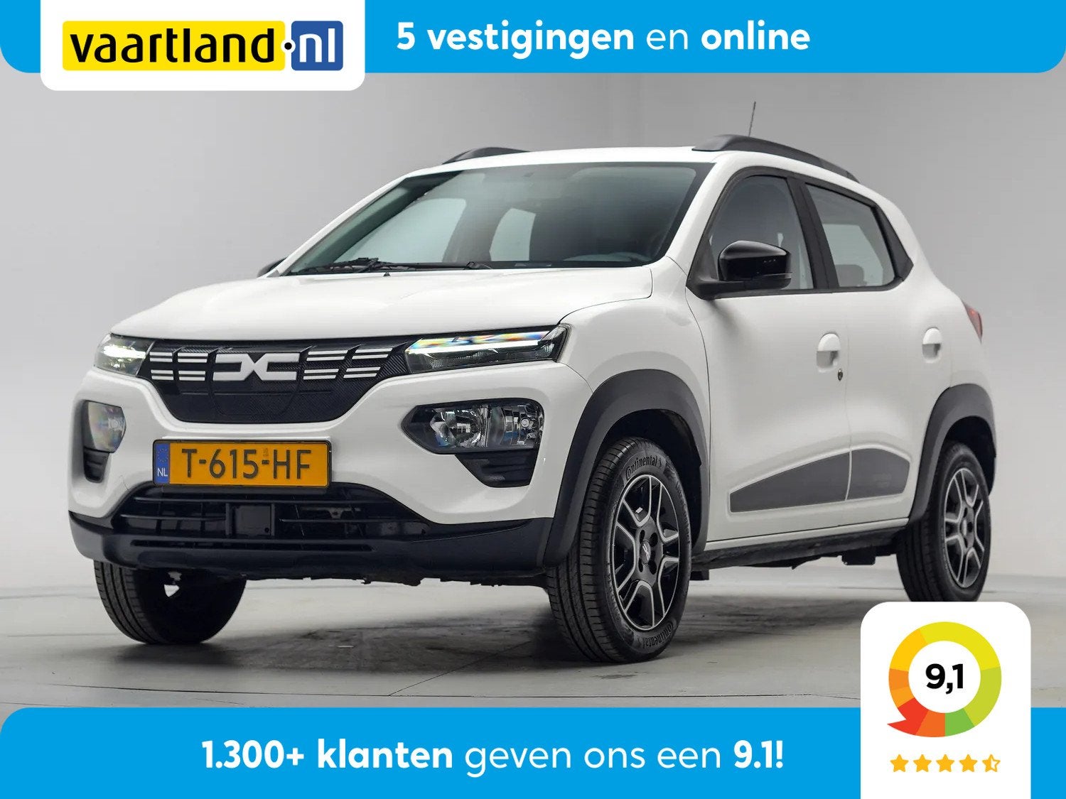 Dacia Spring Expression 27 Kwh Aut.[Leder Navi Apple / Andro, Auto's, 0 cilinders, Gebruikt, 38 min, 4 stoelen