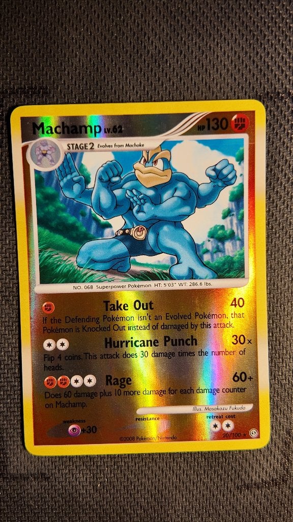Machamp 20 Stormfront | Pokemon kaart, Ophalen, Losse kaart, Foil