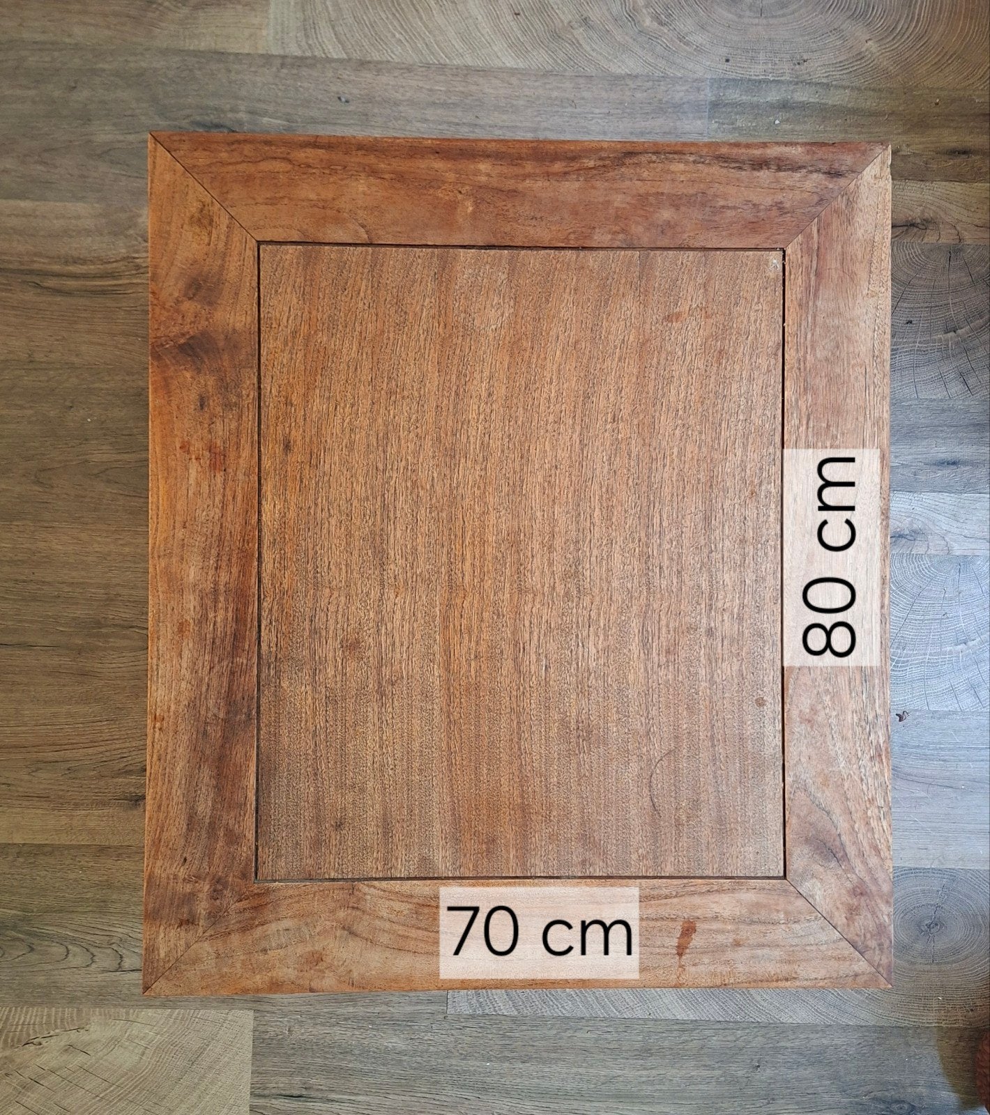 Opium salontafel van massief hout, Ophalen, Gebruikt, 50 tot 100 cm, Overige houtsoorten