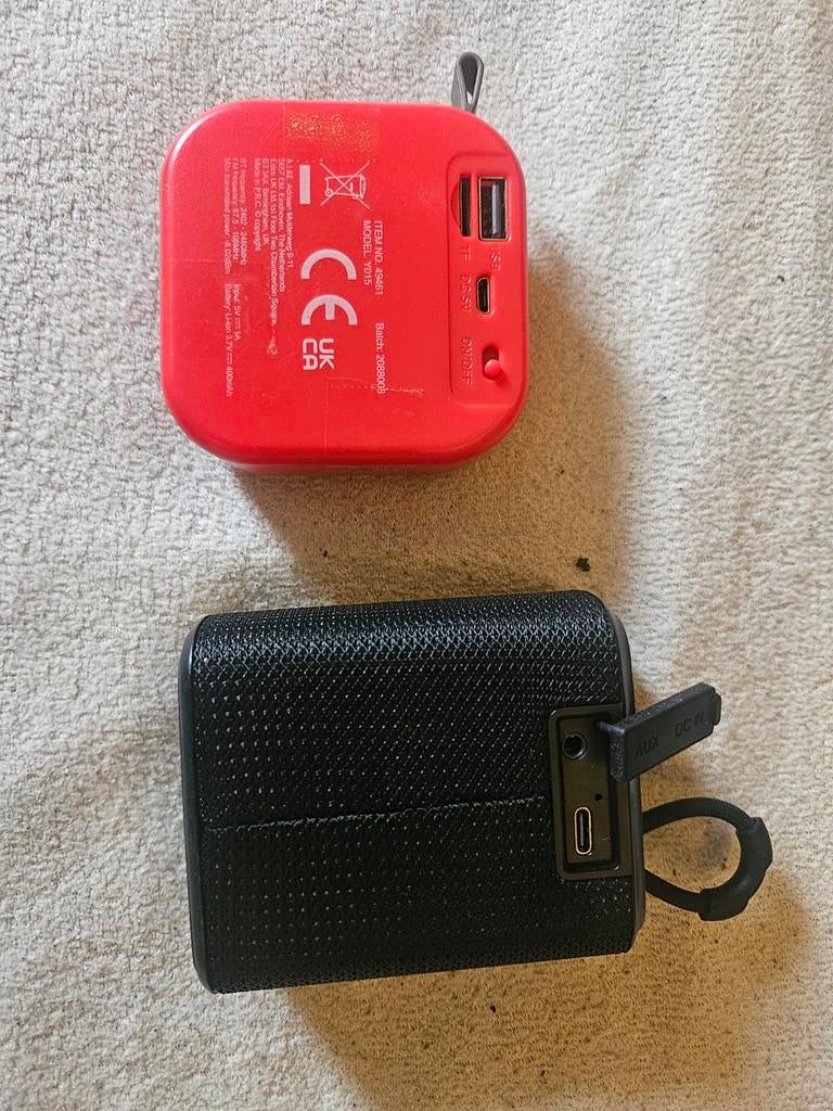 Twee Bluetooth speakers - Goede staat, Overige merken, Gebruikt, Overige typen, Ophalen of Verzenden