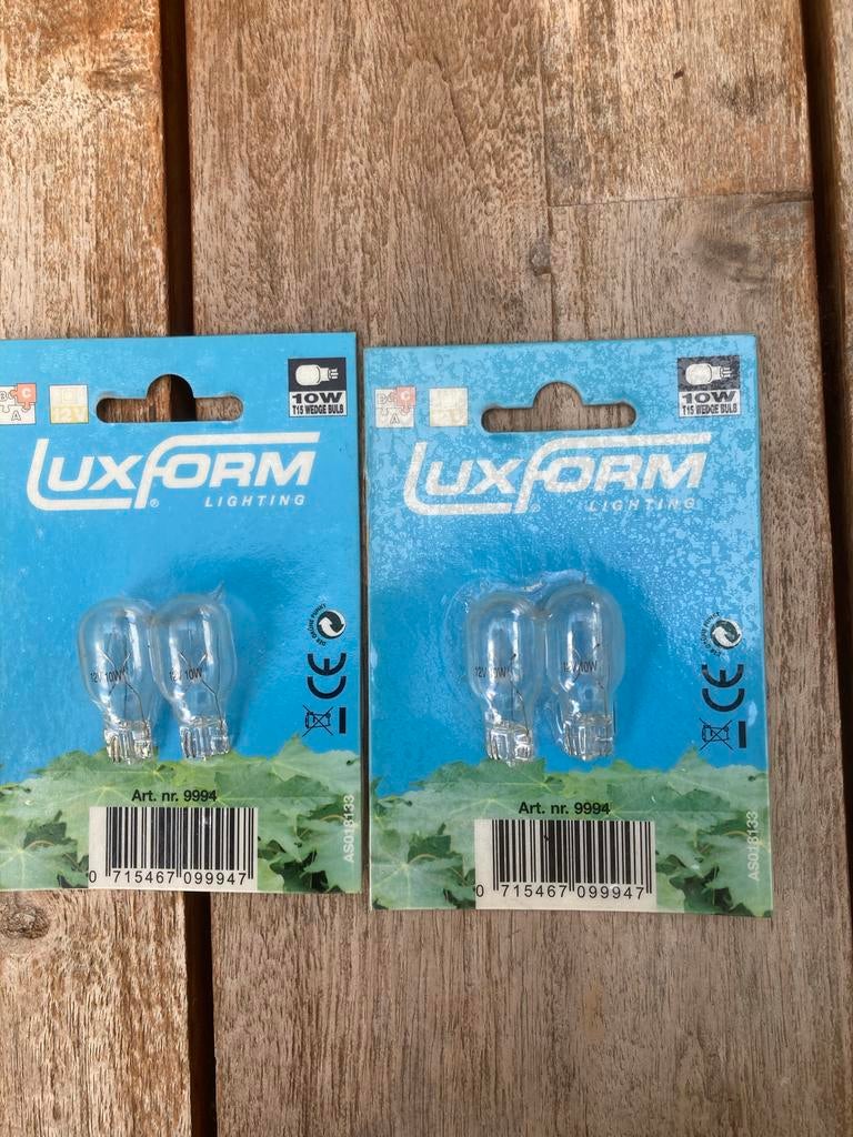 Tuinverlichting luxman T10 Wedge Lampjes 12V 10W - Set van 4, Minder dan 50 watt, Nieuw, Ophalen of Verzenden, Netvoeding