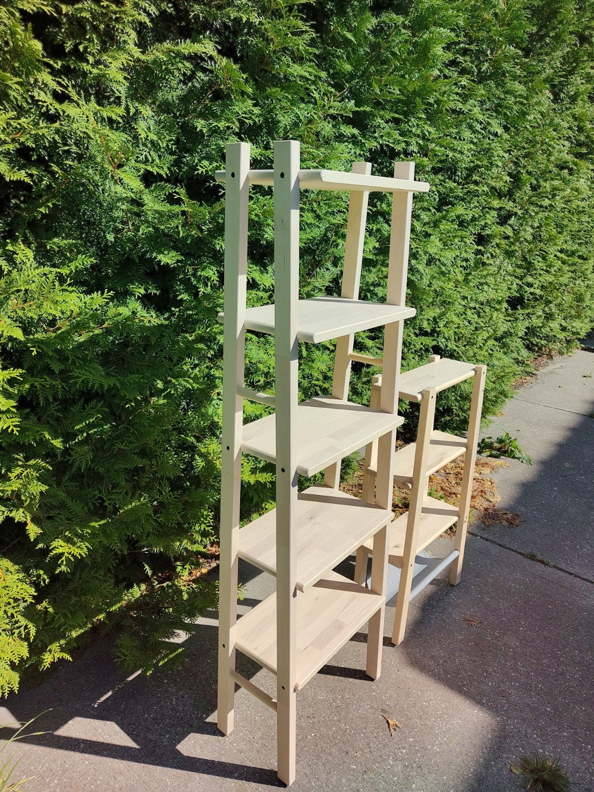 Ikea stelling massief beukenhout Vilto, Ophalen, Zo goed als nieuw