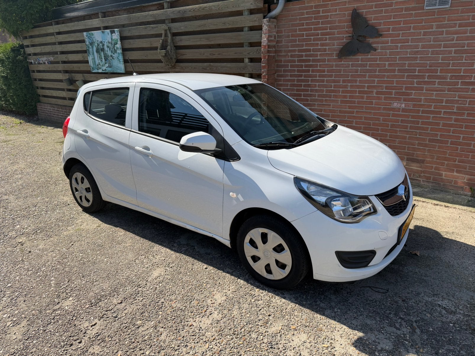 Opel Karl 1.0 Ecoflex 55KW 2015 Wit, Voorwielaandrijving, 839 kg, Stof, 74 pk