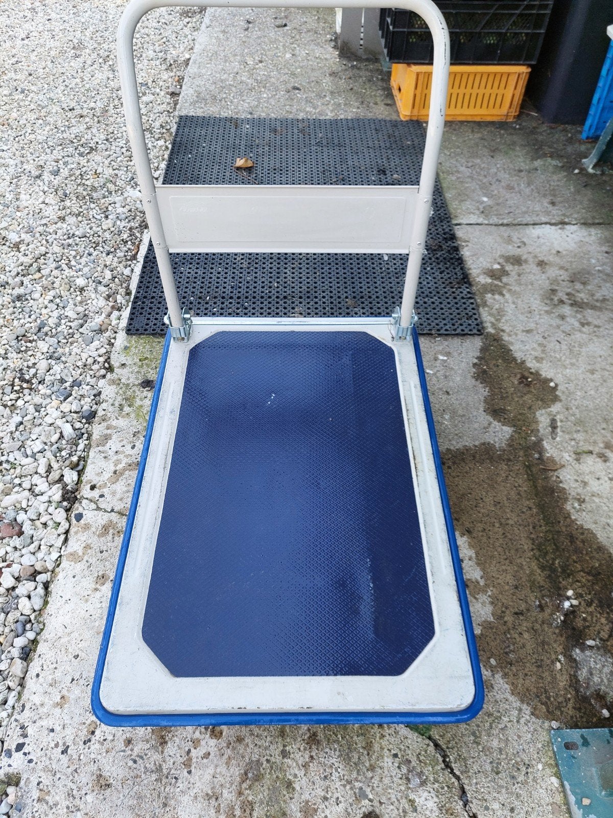 plateaukar/transportwagen /duwkar, Ophalen