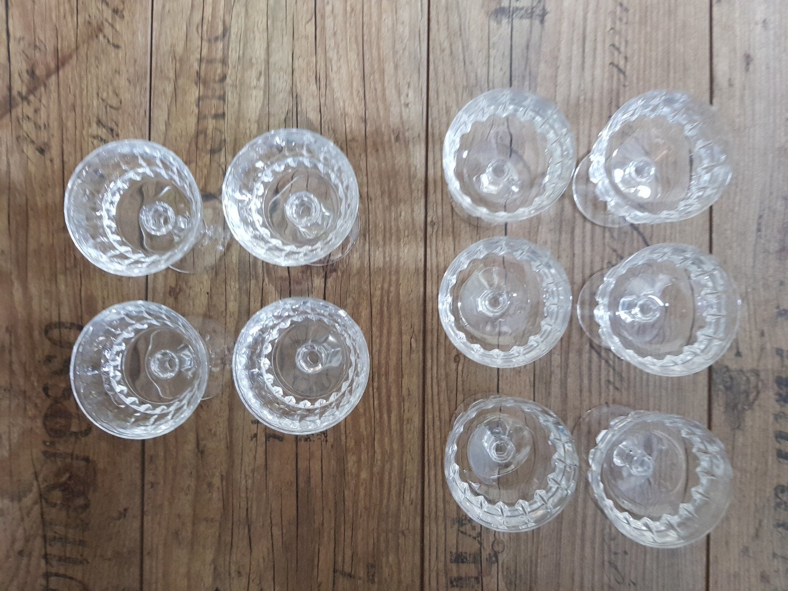 kristallen likeur glaasjes 10 stuks / borrel glaasjes krist, Verzamelen, Glas en Borrelglaasjes, Ophalen of Verzenden, Zo goed als nieuw
