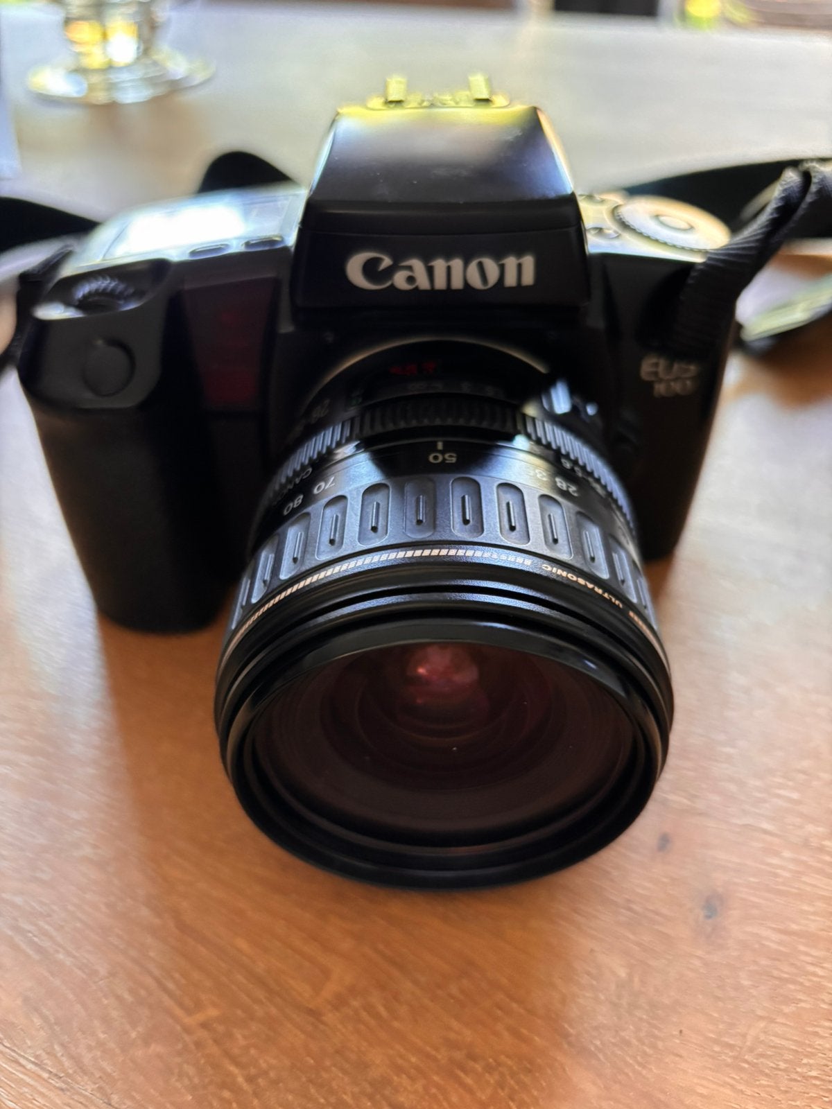 Canon EOS100 met toebehoren, Ophalen of Verzenden, Zo goed als nieuw, Spiegelreflex, Canon
