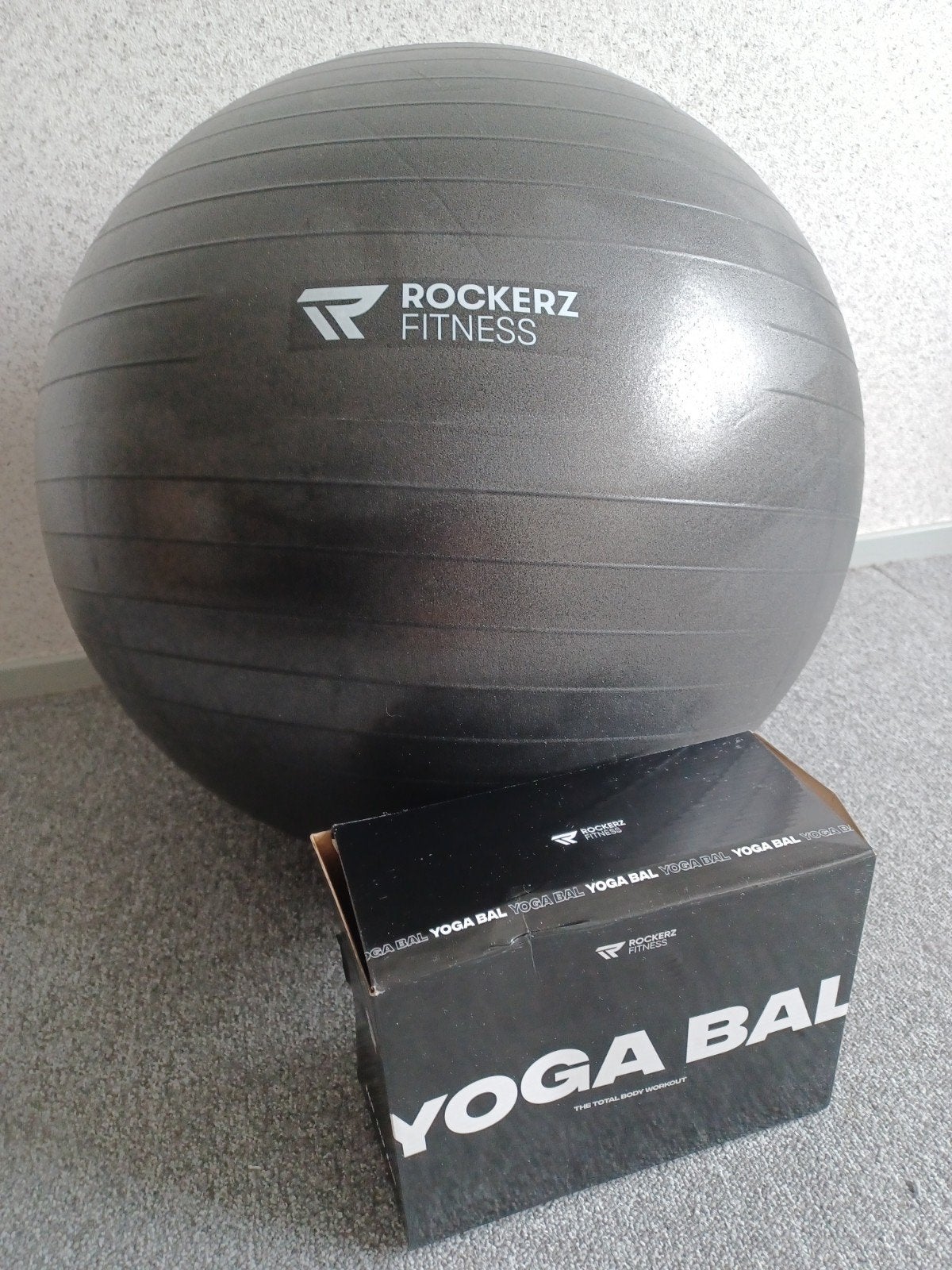 Rockerz Fitness Yogabal / Gymbal 75cm met pomp, Ophalen, Zo goed als nieuw, Yoga-accessoire