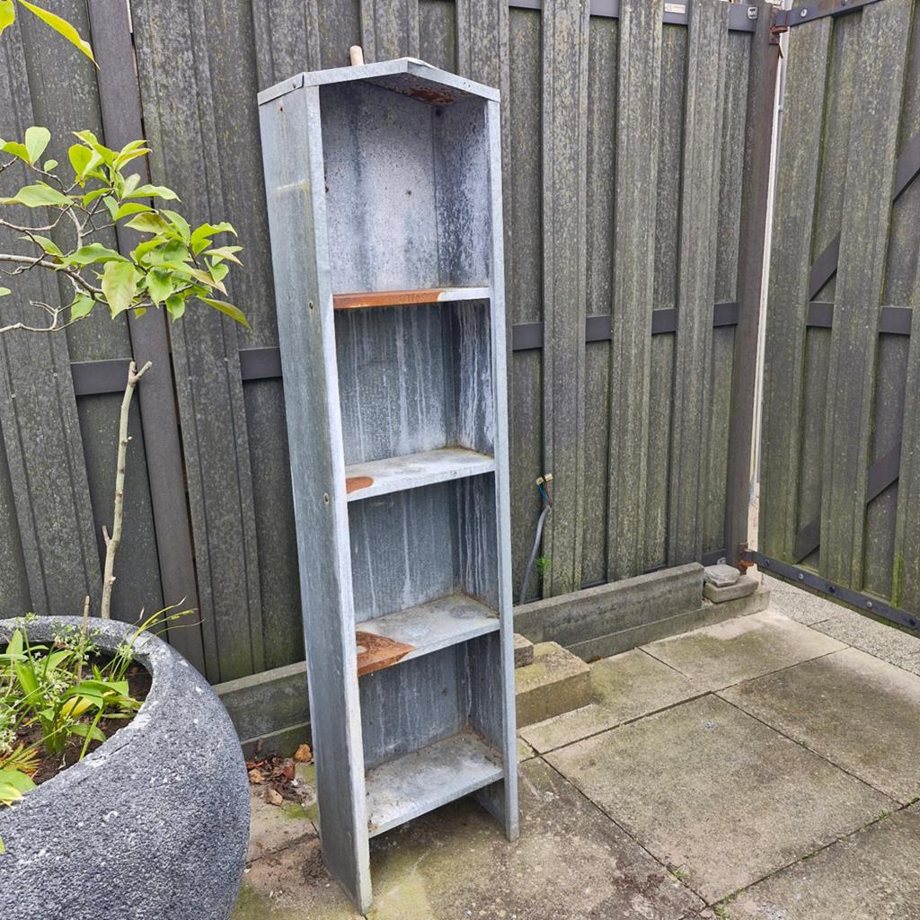 Staande Zinken Tuinkast - Decoratief en Praktisch, Ophalen of Verzenden, Metaal, Overige typen