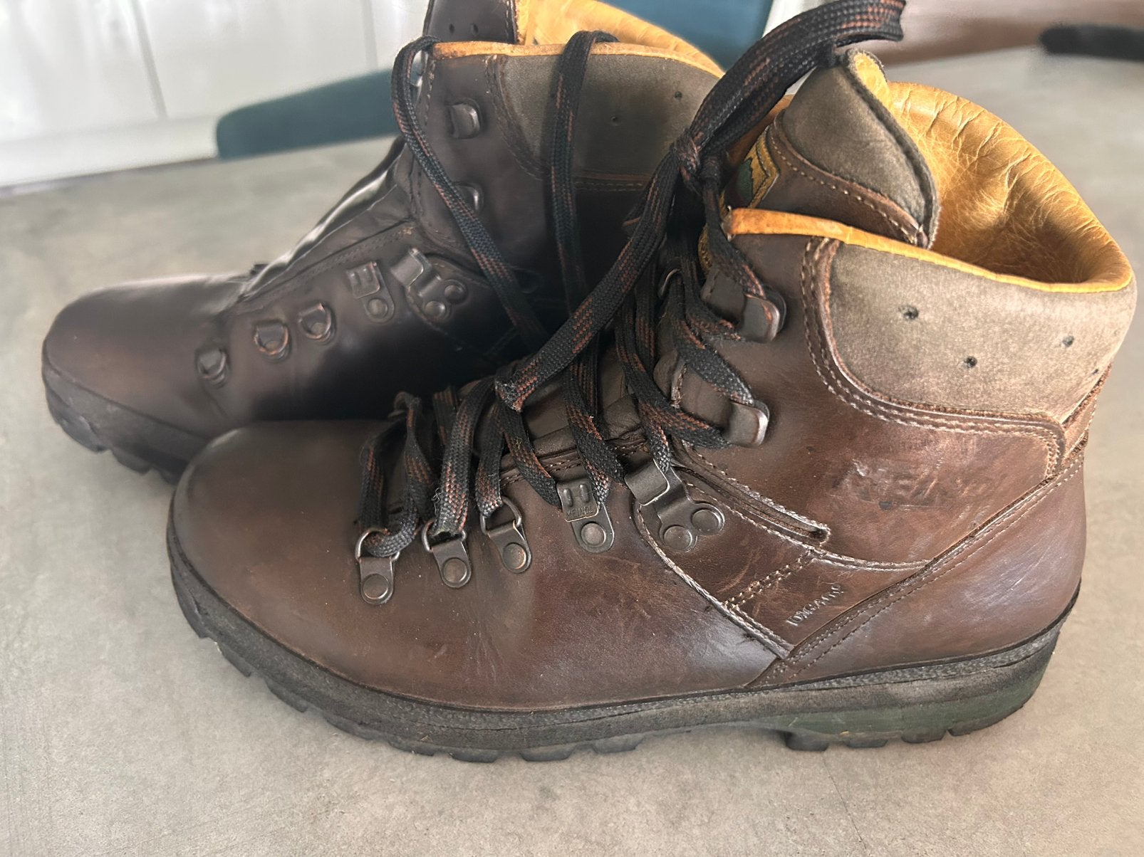 Meindl leren wandelschoenen mt 41, Bruin, Ophalen of Verzenden, Gedragen, Wandelschoenen of Bergschoenen