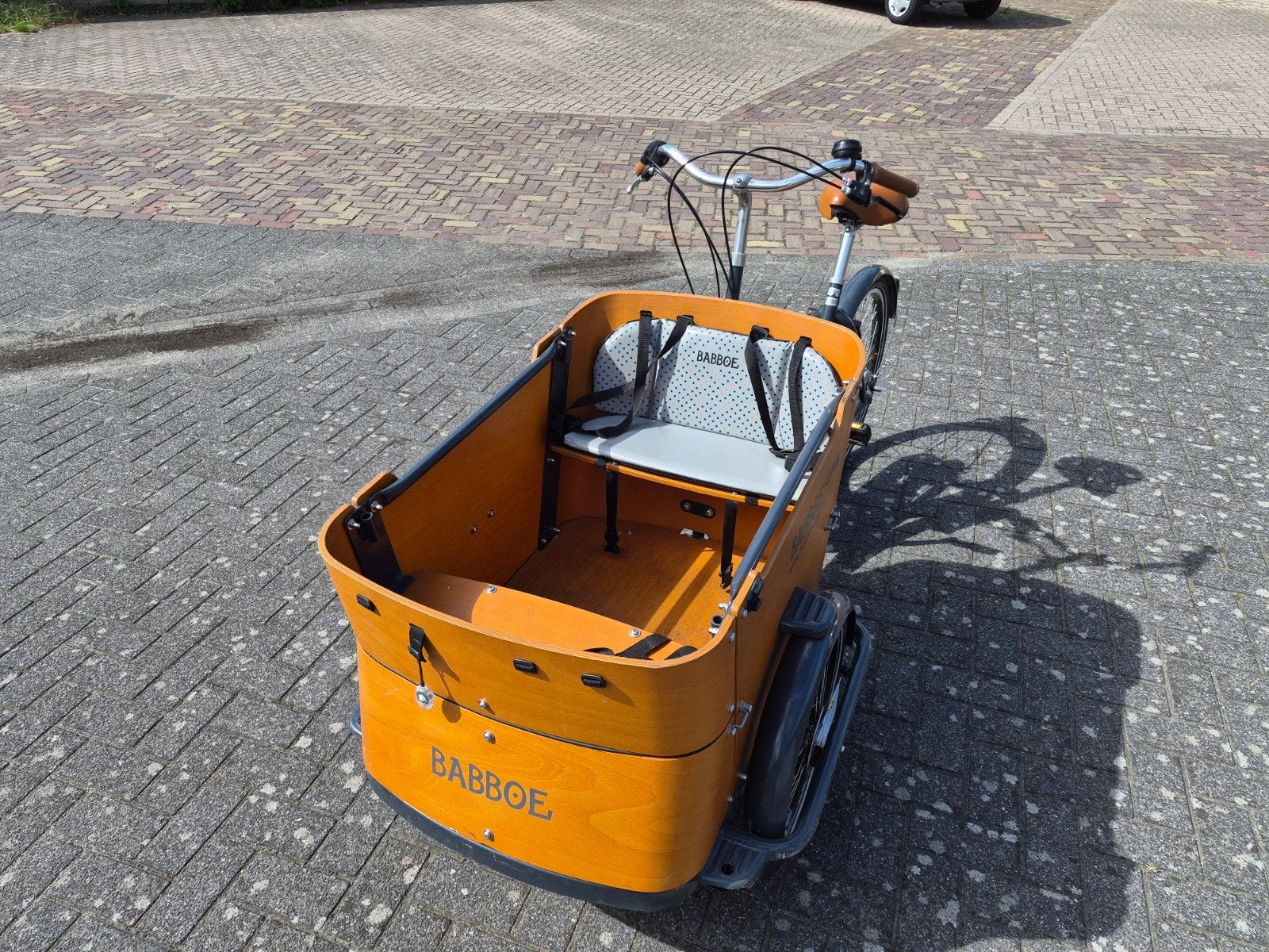 babboe curve bakfiets met slot en regenhoes, Ophalen, Gebruikt, Overige typen, Babboe