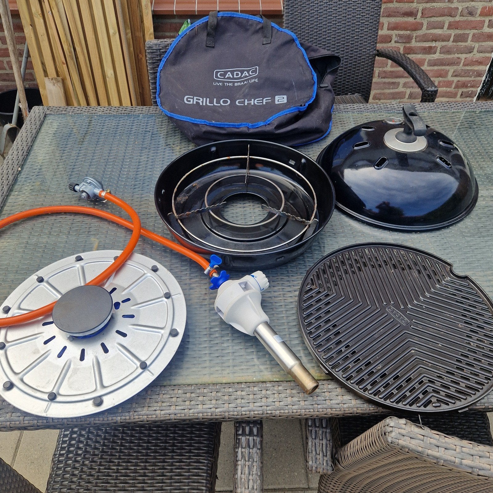 Cadac grillo chef 2, Ophalen of Verzenden, Zo goed als nieuw