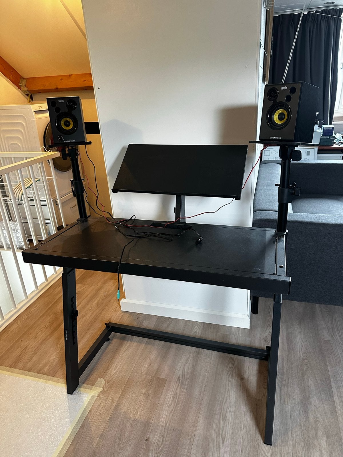 Millenium DJ Tafel met Roadworx Monitor Statief & Hercules M, Muziek en Instrumenten, Ophalen, Zo goed als nieuw, Dj-set, Overige merken