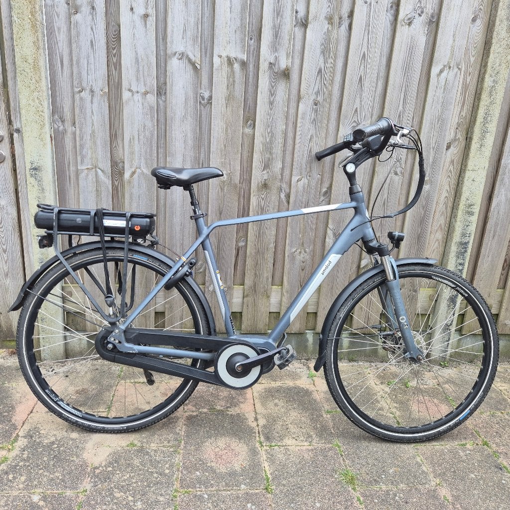 Amslod Hilston LX - elektrische herenfiets, Gebruikt, 50 km per accu of meer, 55 tot 59 cm, Ophalen