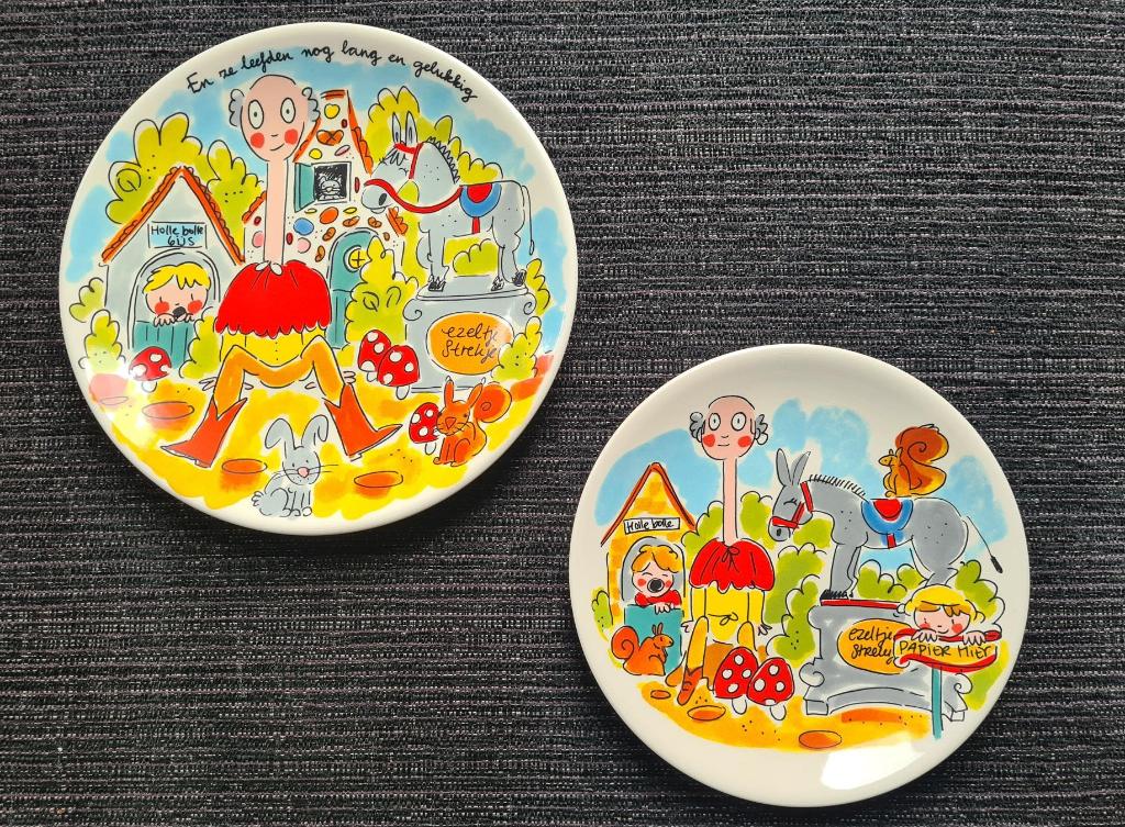 Blond Amsterdam EFTELING SPROOKJES  servies spaarpot NIEUW, Blond Amsterdam, Nieuw, Ophalen of Verzenden, Bord(en)