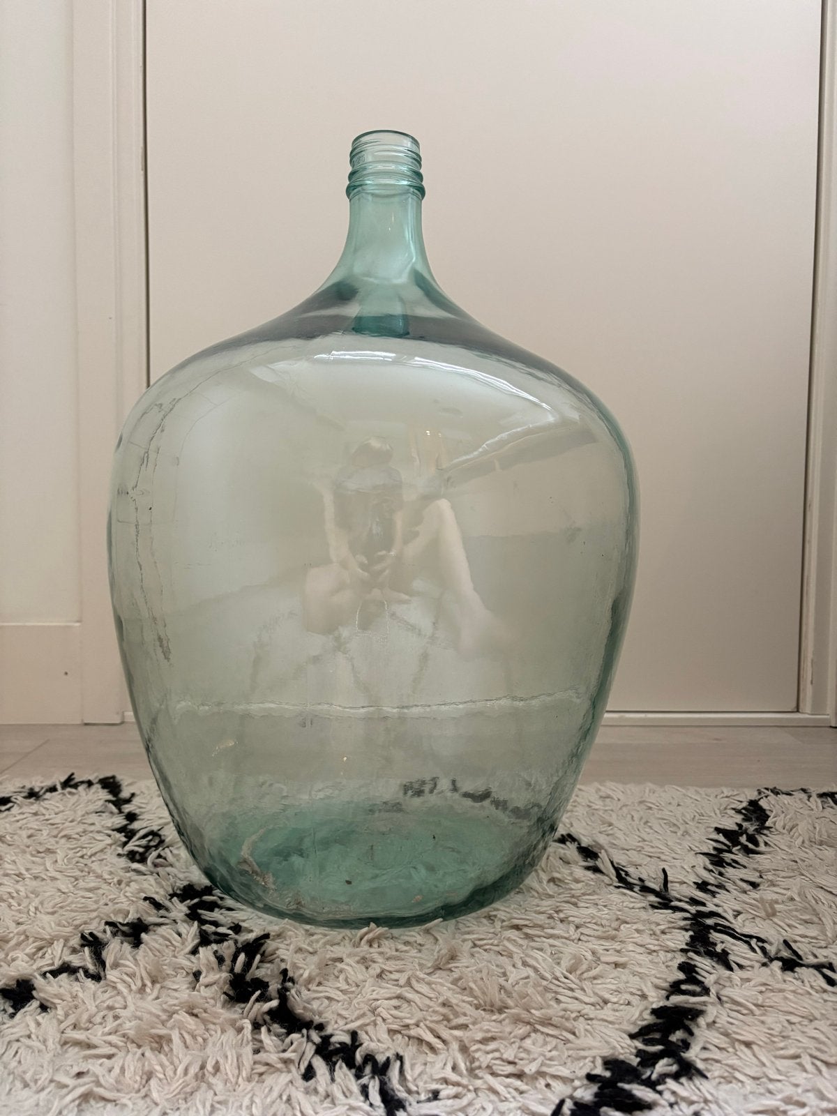 Grote blauwe bolvaas - Nette staat, Ophalen