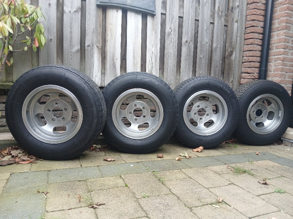 Wolfrace ATS Velgen Chevy BMW e12 5x120,65 5x4,75 Michelin, Ophalen, 14 inch, Velg(en), Personenwagen
