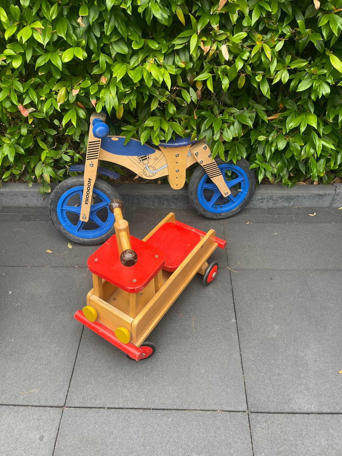 Leuk houten speelgoed voor peuters.., Ophalen, Gebruikt