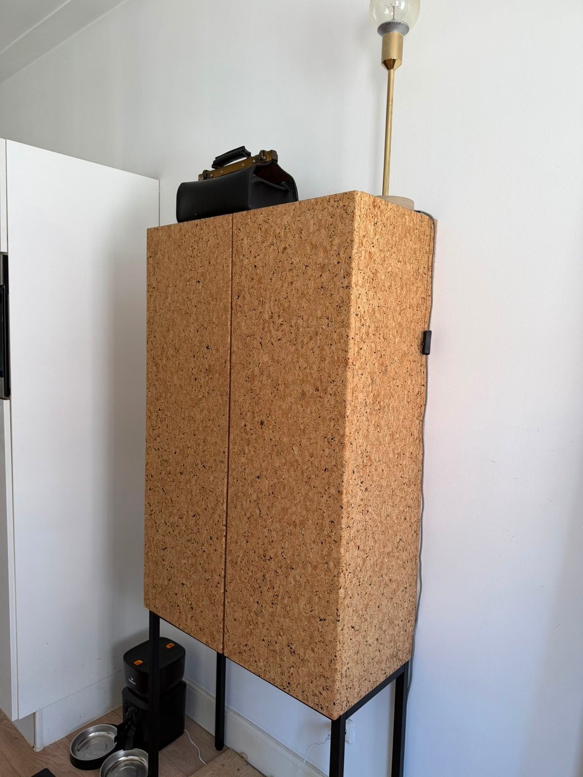 LIMITED EDITION IKEA Dranken kast met spiegel binnenkant, Ophalen, Gebruikt