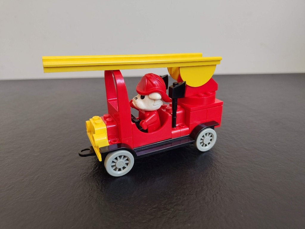 LEGO Fabulandset 3638 - Buster Bulldog's brandweerauto, Inclusief minifiguren, Gebruikt, Overige thema's, Lego