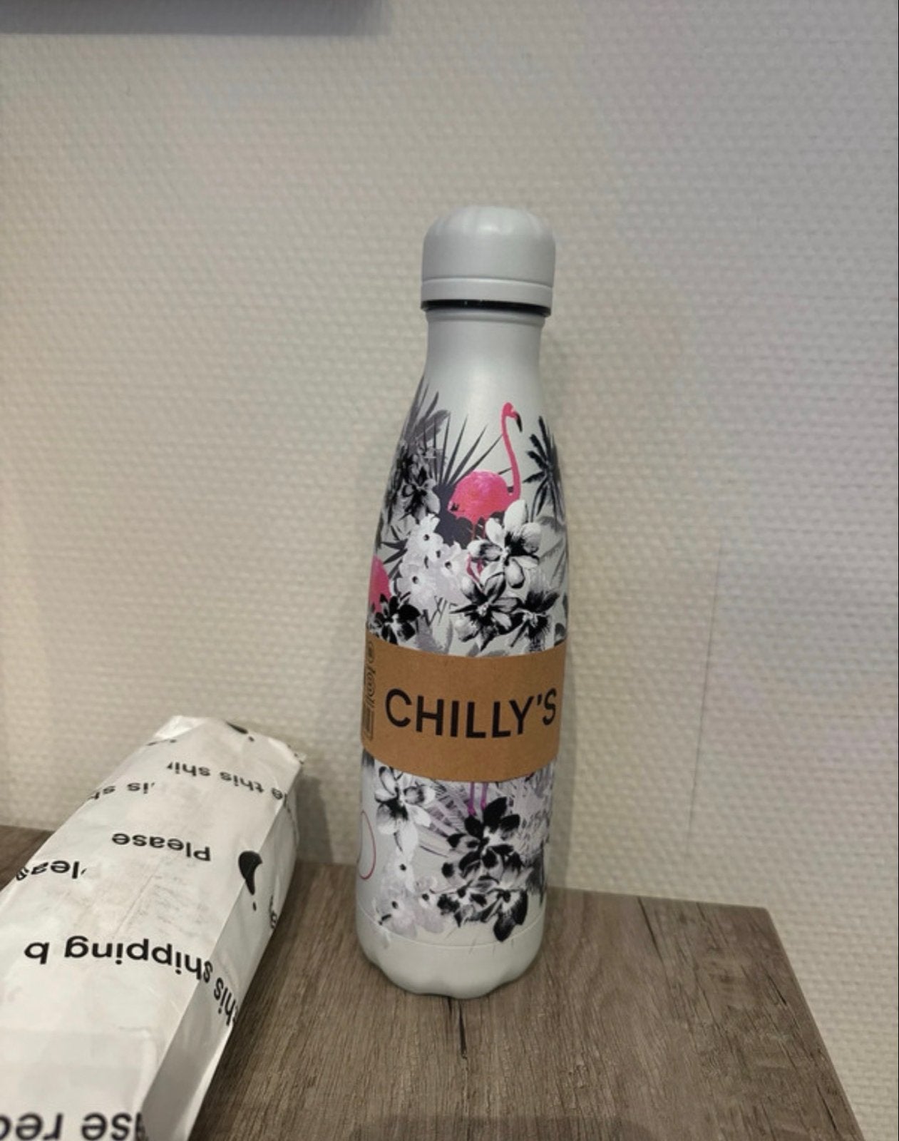 Nieuwe Chilly's drinkfles 500 ml - Flamingo Revival, Meerkleurig, Nieuw, Ophalen of Verzenden, Metaal