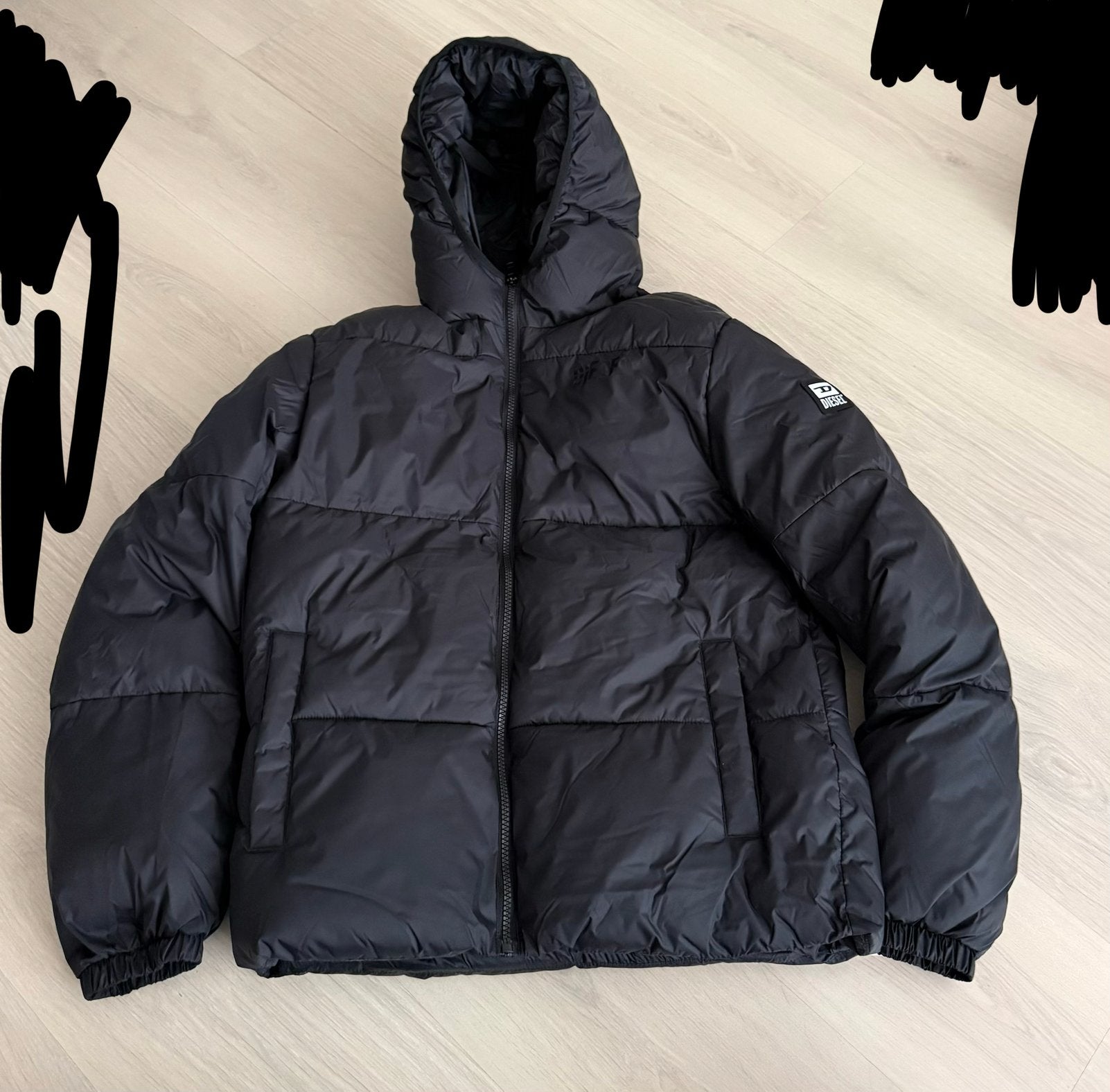 Diesel jas met capuchon (14j), Ophalen, Nieuw, Jongen of Meisje, Jas