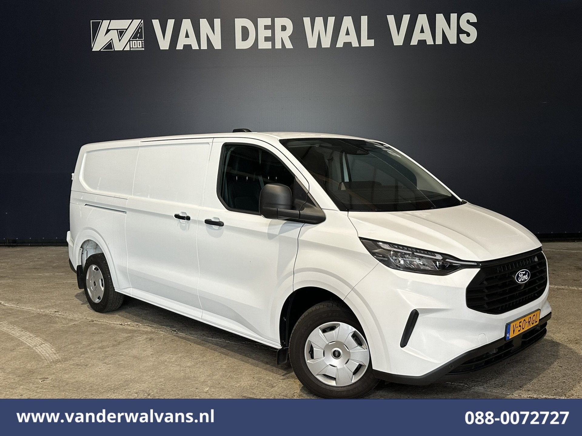 Ford Transit Custom 2.0 TDCI 136pk L2H1 Euro6 Airco | Camera, Voorwielaandrijving, 4 cilinders, Wit, Bedrijf