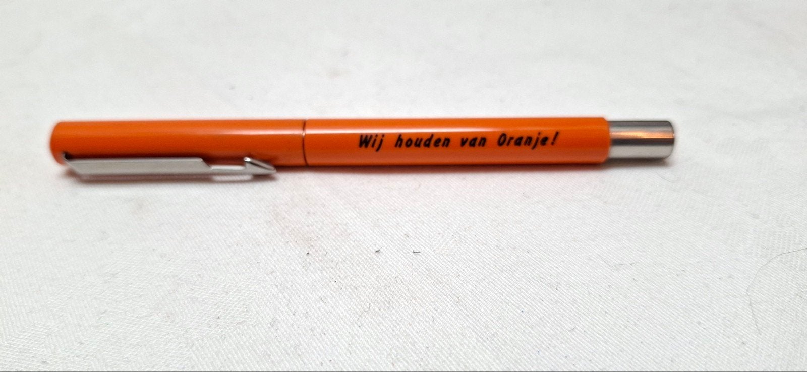 Parker Rollerball Pen Oranje - Wij houden van Oranje!, Ophalen of Verzenden, Gebruikt, Overige typen, Parker