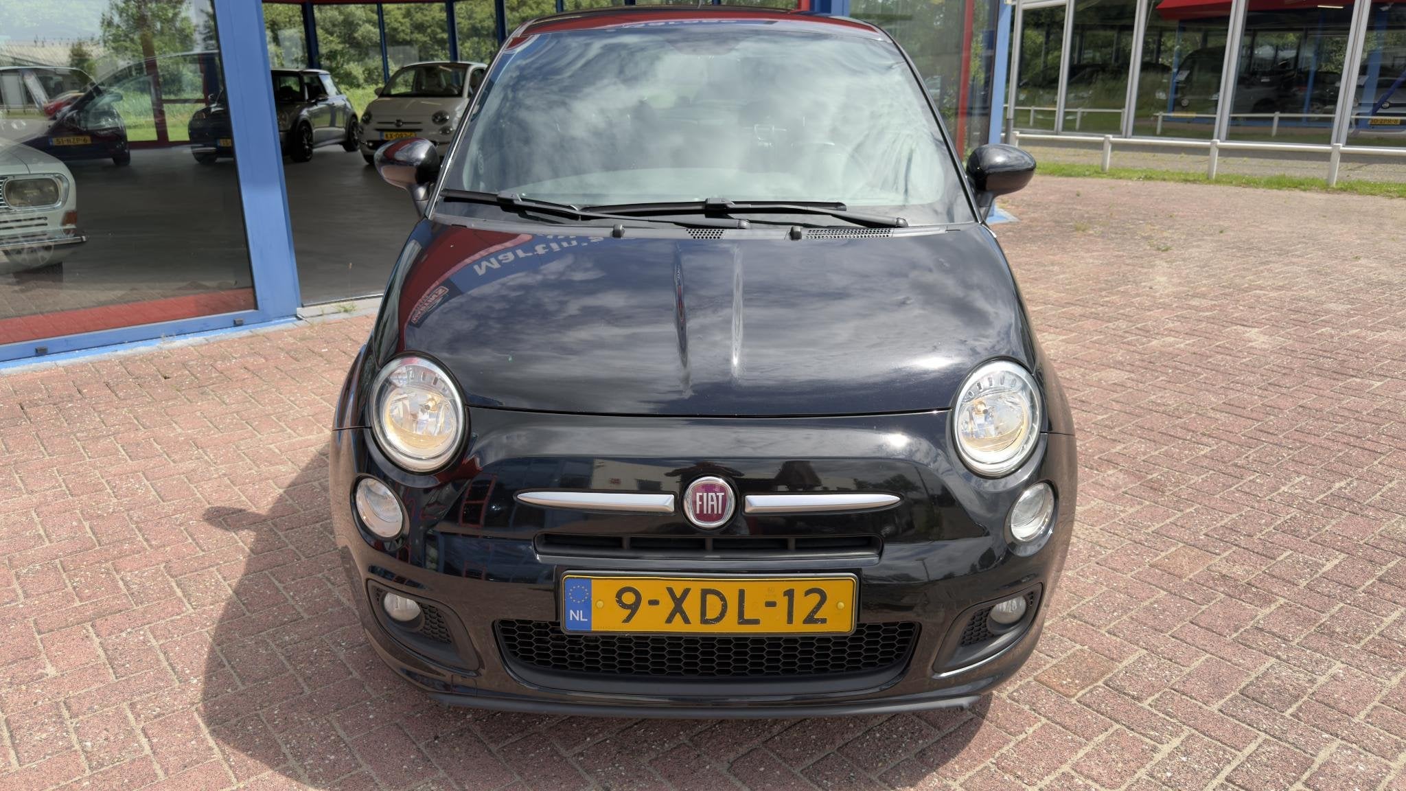 Fiat 500 0.9 TwinAir Turbo 500S, Auto's, Voorwielaandrijving, Gebruikt, Leder en Stof, Origineel Nederlands