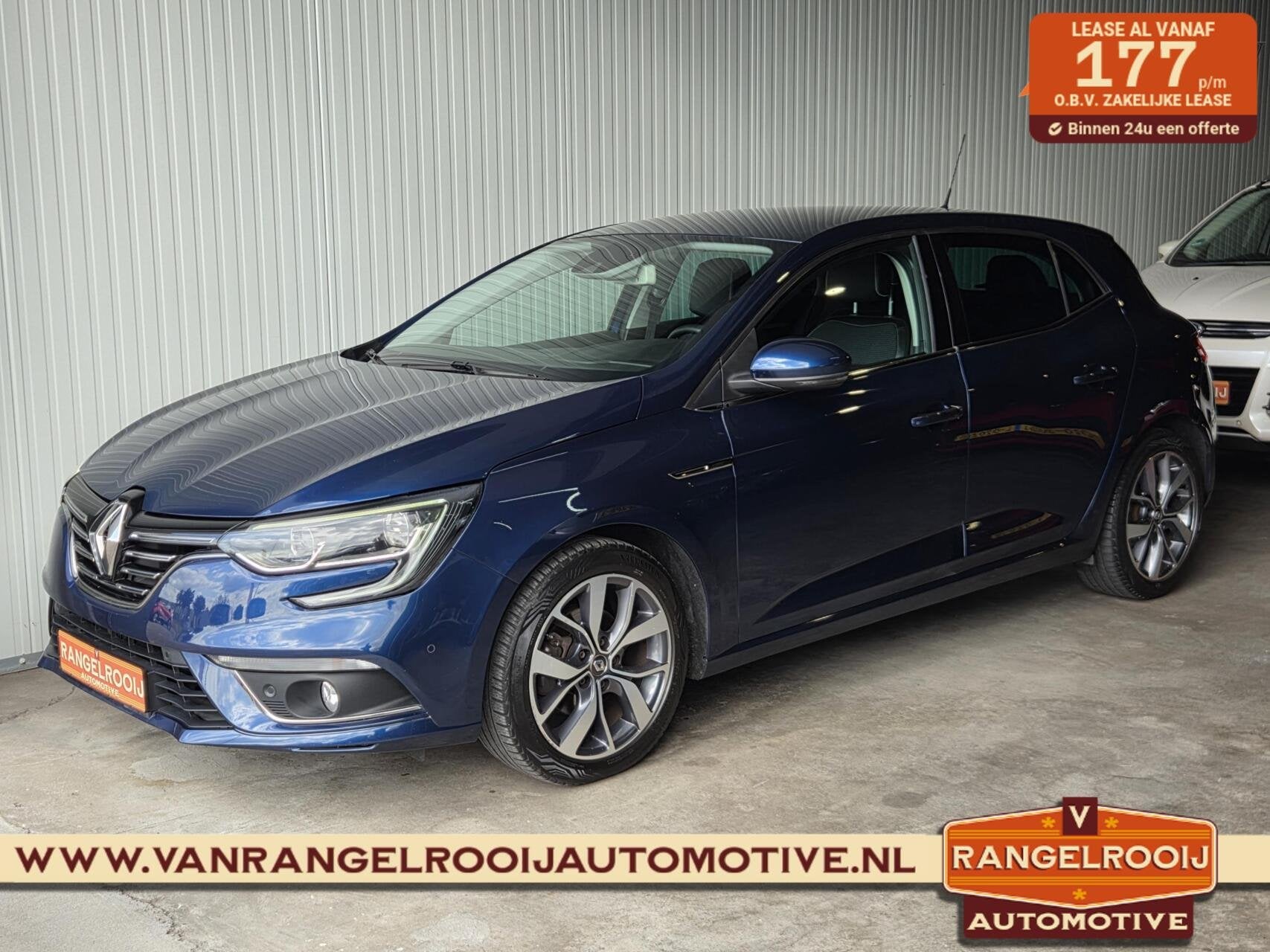 Renault Megane 1.2 TCe Bose Aut., trekh., massagest., sporst, Dealer onderhouden, Gebruikt, 4 cilinders, Blauw
