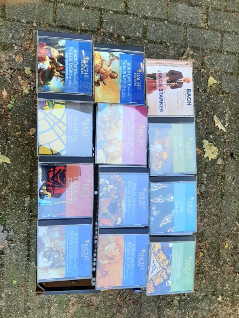 Grote partij van ongeveer 150 Bach CD's - serie en los, Gebruikt, Boxset, Overige typen, Ophalen of Verzenden