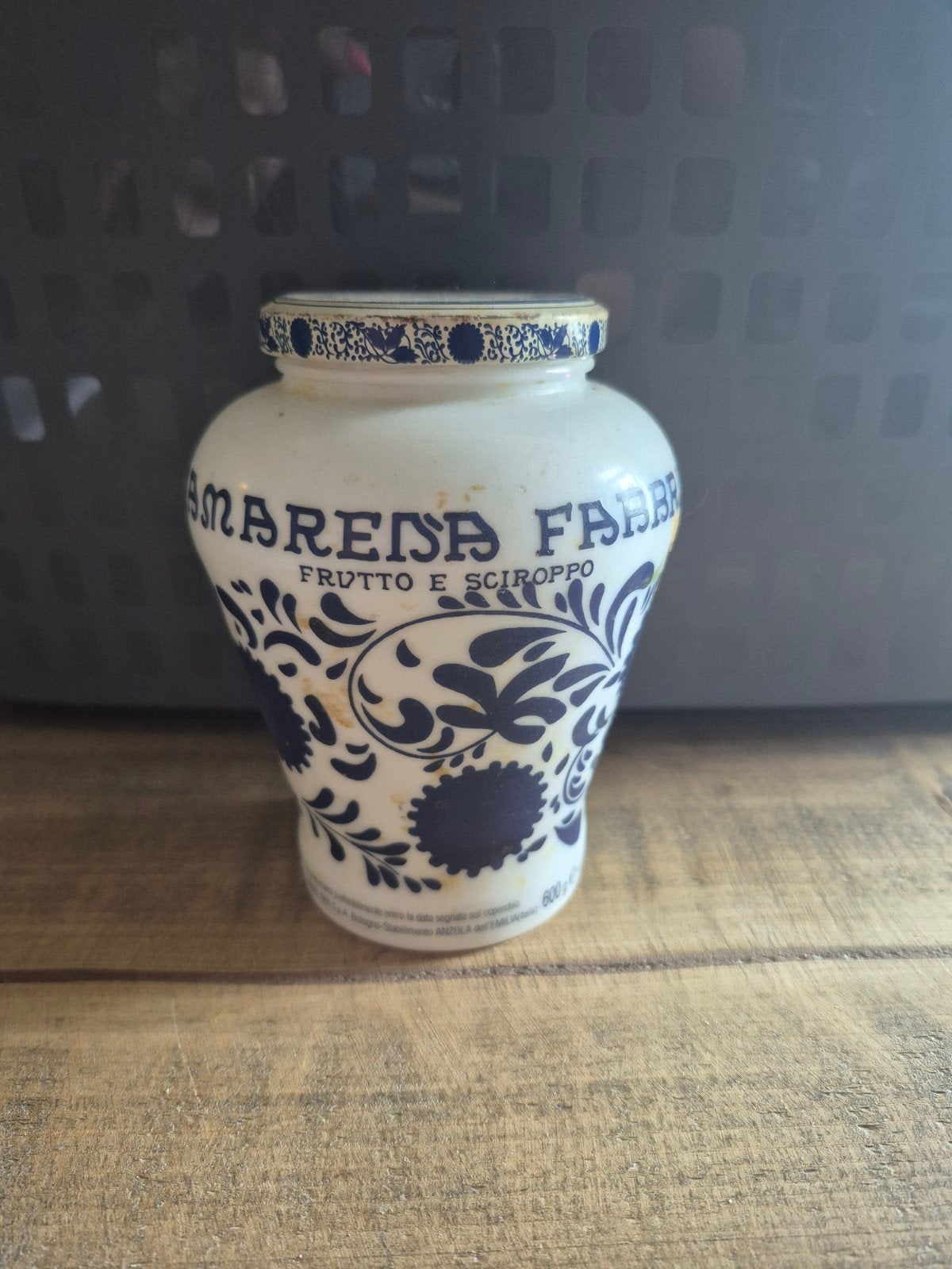 Vintage Fabbri Amarena potje - Italiaans design, Ophalen of Verzenden