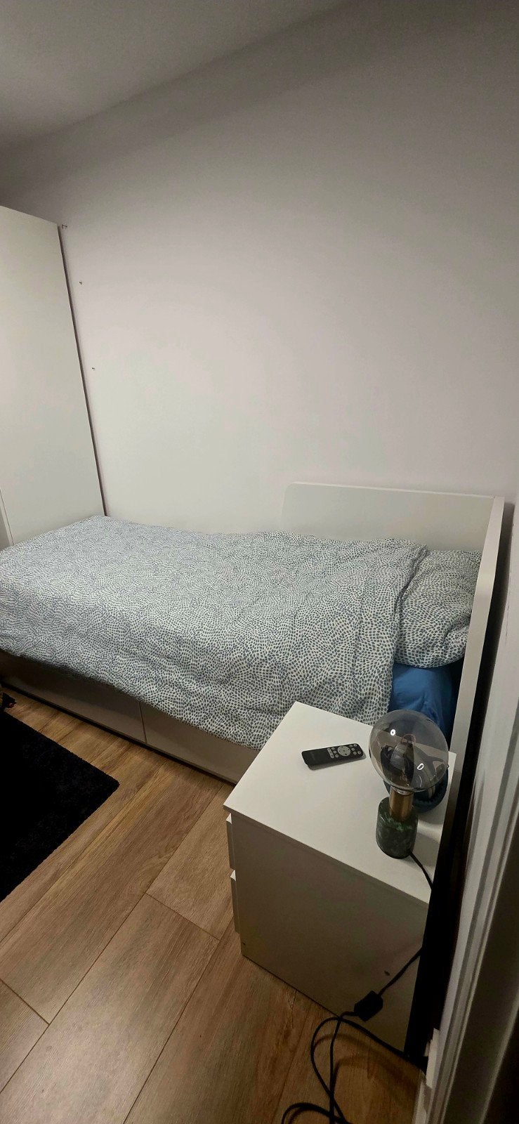 IKEA Flekke uitschuifbaar bed 80x200 (naar 160x200), Huis en Inrichting, Slaapkamer | Bedden, Wit, Tweepersoons, Ophalen of Verzenden