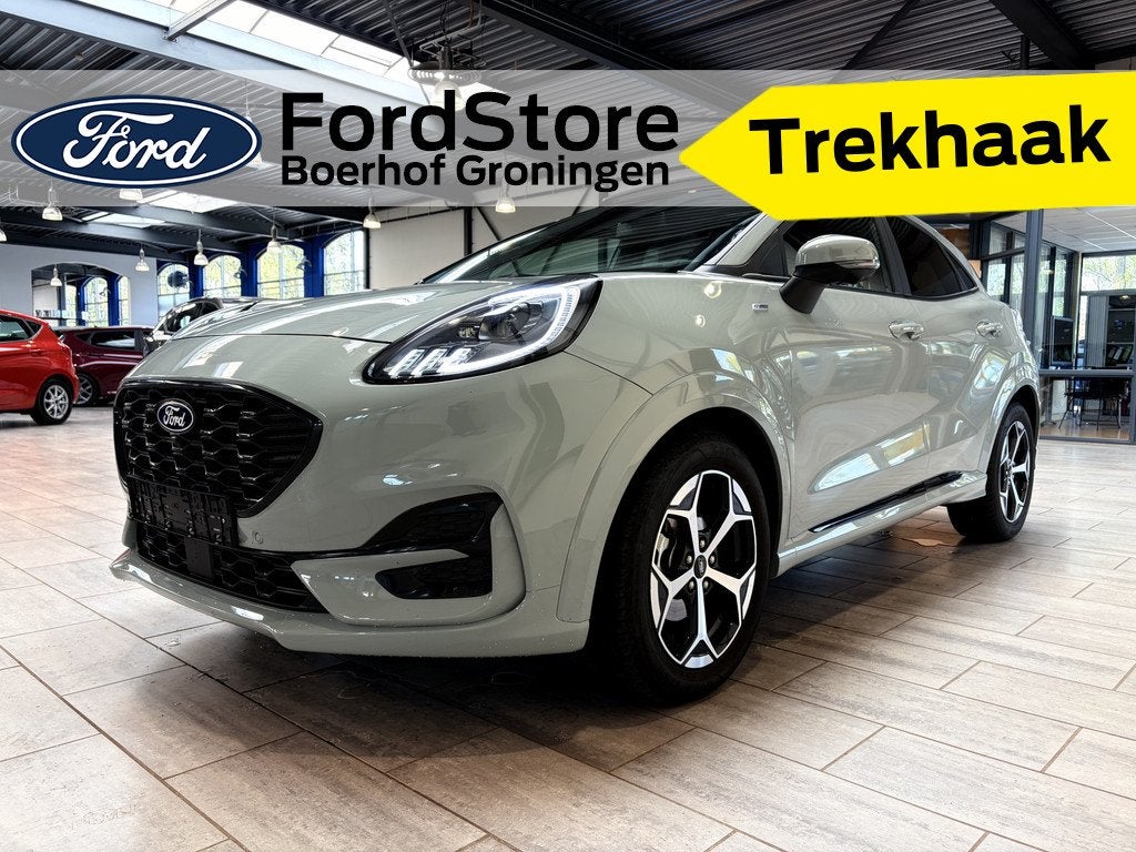 Ford Puma EcoBoost 125 pk Hybrid ST-Line | Trekhaak | Winter, Auto's, Ford, Bedrijf, Te koop, Puma, 360° camera, ABS, Achteruitrijcamera