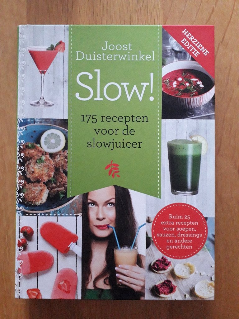 SLOWJUICER receptenboek, Boeken, Kookboeken, Ophalen, Joost Duisterwinkel, Gezond koken, Nieuw