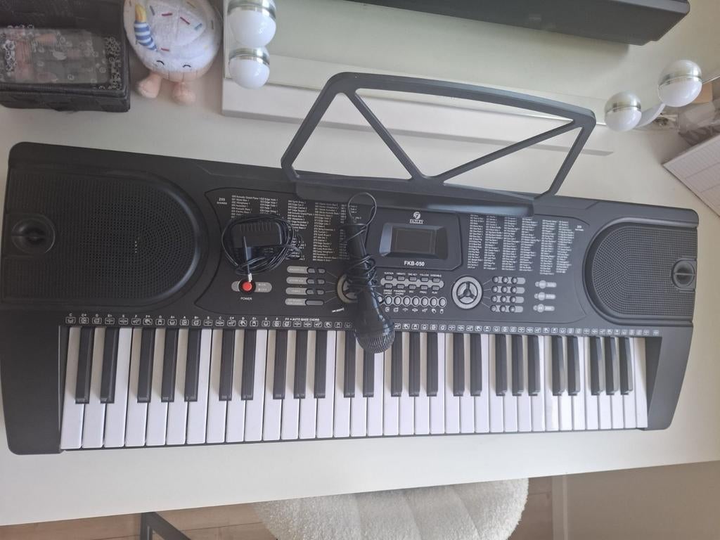 fazley keyboard incl microfoon en standaard, Ophalen, Overige aantallen, Overige merken