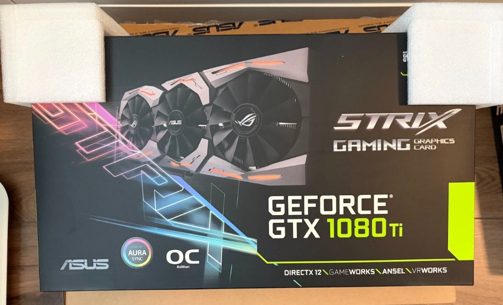 ASUS ROG STRIX GTX 1080 Ti OC 11GB, Computers en Software, PCI-Express 3, Gebruikt, HDMI, Ophalen of Verzenden