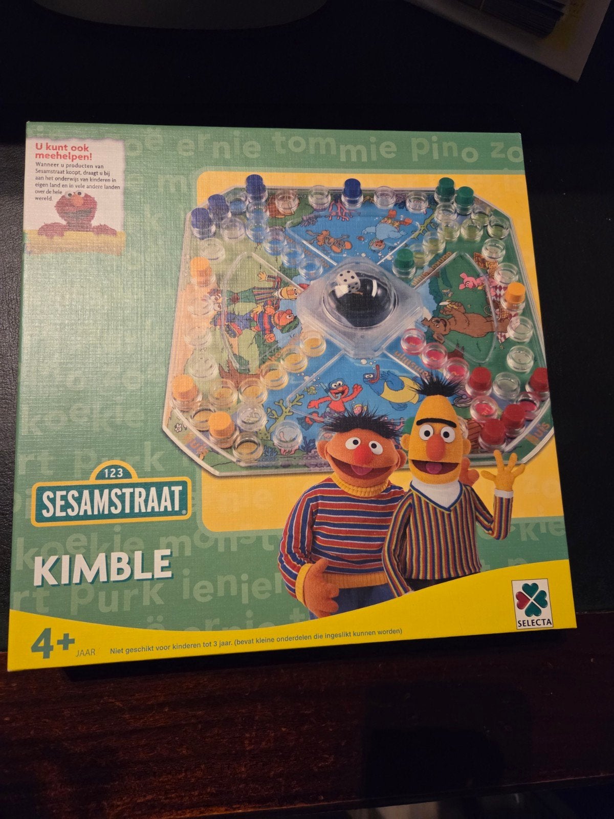 Sesamstraat Kimble Mens Erger je Niet - Zo goed als nieuw, Ophalen of Verzenden, Zo goed als nieuw, SELECTA
