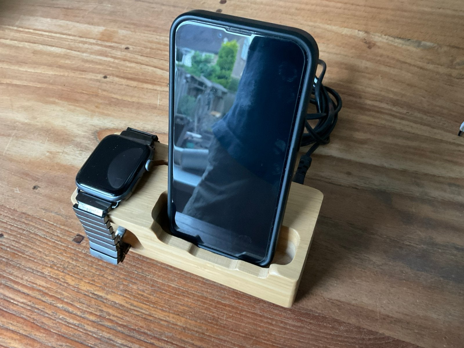 Lader desktop iphone apple watch, Telecommunicatie, Mobiele telefoons | Telefoon-opladers, Ophalen of Verzenden, Zo goed als nieuw