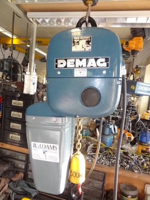 Demag ketting takel 500 kg krnr. 66, Ophalen of Verzenden, Zo goed als nieuw, Elektrisch
