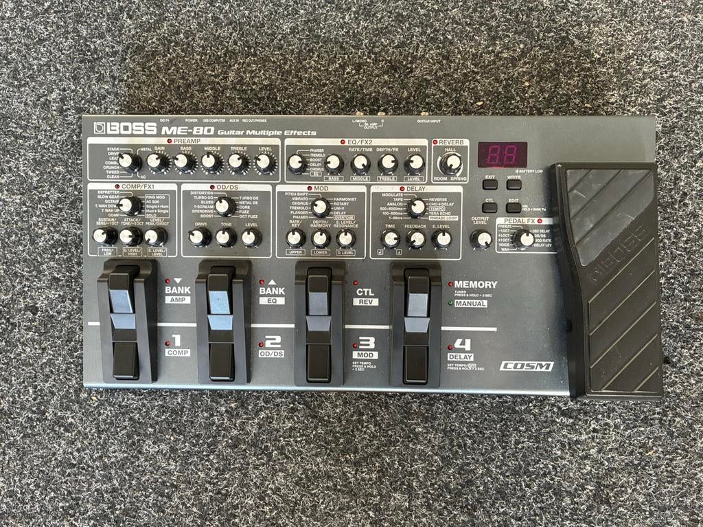 Boss ME 80, Muziek en Instrumenten, Mengpanelen, Ophalen of Verzenden, Zo goed als nieuw
