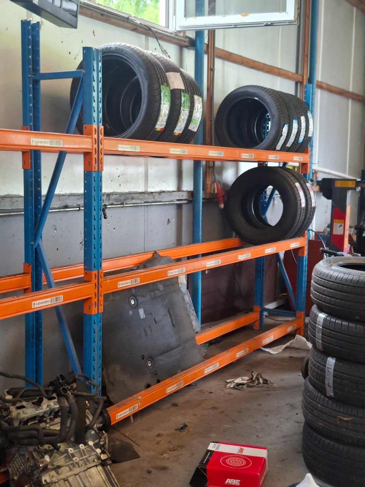 banden stelling, Ophalen