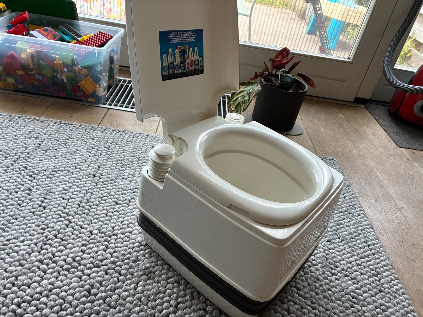 Thetford Porta Potti Qube 145 Draagbaar Toilet, Caravans en Kamperen, Kampeeraccessoires, Ophalen, Gebruikt